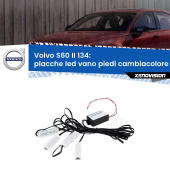 Kit 4 Placche LED Cambiacolore RGB Bluetooth Vano piedi e Abitacolo