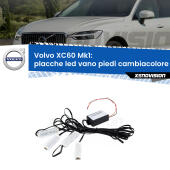 Kit 4 Placche LED Cambiacolore RGB Bluetooth Vano piedi e Abitacolo