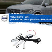 Kit 4 Placche LED Cambiacolore RGB Bluetooth Vano piedi e Abitacolo