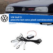 Kit 4 Placche LED Cambiacolore RGB Bluetooth Vano piedi e Abitacolo
