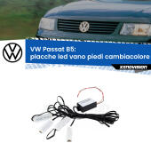 Kit 4 Placche LED Cambiacolore RGB Bluetooth Vano piedi e Abitacolo