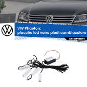 Kit 4 Placche LED Cambiacolore RGB Bluetooth Vano piedi e Abitacolo