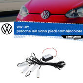 Kit 4 Placche LED Cambiacolore RGB Bluetooth Vano piedi e Abitacolo