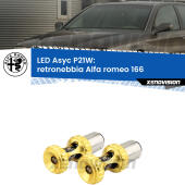 P21W: LED Asyc Canbus Rosso (Coppia)