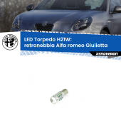 H21W (BAY9S): LED Torpedo Canbus Rosso