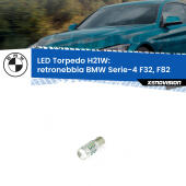 H21W (BAY9S): LED Torpedo Canbus Rosso