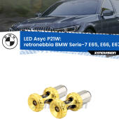 P21W: LED Asyc Canbus Rosso (Coppia)