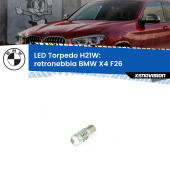 H21W (BAY9S): LED Torpedo Canbus Rosso