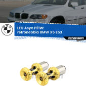 P21W: LED Asyc Canbus Rosso (Coppia)