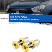 P21W: LED Asyc Canbus Rosso (Coppia)