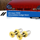 P21W: LED Asyc Canbus Rosso (Coppia)
