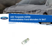 H21W (BAY9S): LED Torpedo Canbus Rosso