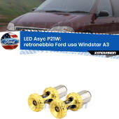 P21W: LED Asyc Canbus Rosso (Coppia)