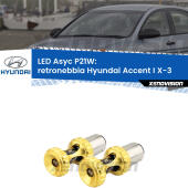 P21W: LED Asyc Canbus Rosso (Coppia)