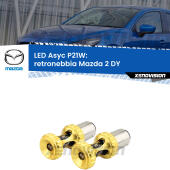 P21W: LED Asyc Canbus Rosso (Coppia)