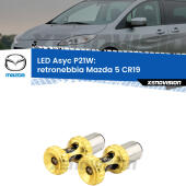 P21W: LED Asyc Canbus Rosso (Coppia)