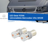 P21W: Gear LED Rossi (Coppia)