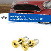 P21W: LED Asyc Canbus Rosso (Coppia)