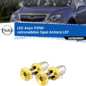 P21W: LED Asyc Canbus Rosso (Coppia)