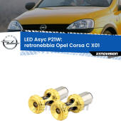 P21W: LED Asyc Canbus Rosso (Coppia)
