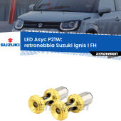 P21W: LED Asyc Canbus Rosso (Coppia)
