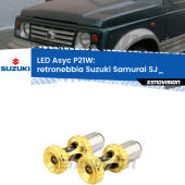 P21W: LED Asyc Canbus Rosso (Coppia)