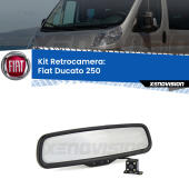 Kit Retrovisore Telecamera Retromarcia con schermo 4" invisibile | Staffa OEM