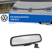 Kit Retrovisore Telecamera Retromarcia con schermo 4" invisibile | Staffa OEM