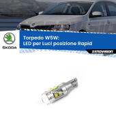 W5W: Lampadine LED Tube 6000k (Coppia)