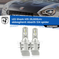 Abbaglianti LED H15 24,000Lm per Abarth 124 spider  2016 -2019