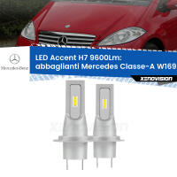 Abbaglianti LED H7 9600Lm per Mercedes Classe-A W169 2004 -2012