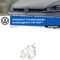 Adattatori portalampada Led per Anabbaglianti Golf 7 2017 - 2019