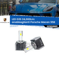 Anabbaglianti LED D3S per Porsche Macan 95B 2014 - 2018 24,000Lumen Canbus