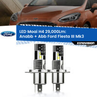 Anabbaglianti LED H4 29,000Lm per Ford Fiesta Mk3 1989 - 1995