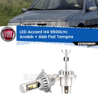 Anabbaglianti LED H4 9600Lm per Fiat Tempra  1990 - 1996