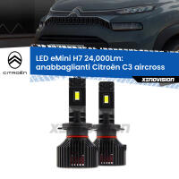 Anabbaglianti LED H7 24,000Lm per Citroën C3 aircross  2017 in poi