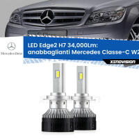 Anabbaglianti LED H7 34,000Lm per Mercedes Classe-C W204 Prima serie