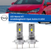 Anabbaglianti LED Opel Astra H A04 2004 - 2014: H7 Nava