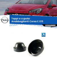 Tappi a cupola per Anabbaglianti H7 Opel Corsa E X15 2014 - 2019 (Coppia)