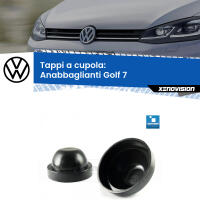 Tappi a cupola per Anabbaglianti H7 VW Golf 7  2012 - 2016 (Coppia)