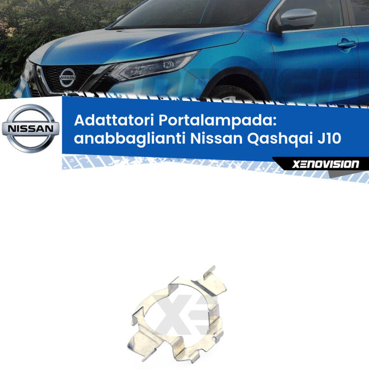 Coppia adattatori portalampada LED per Nissan Qashqai