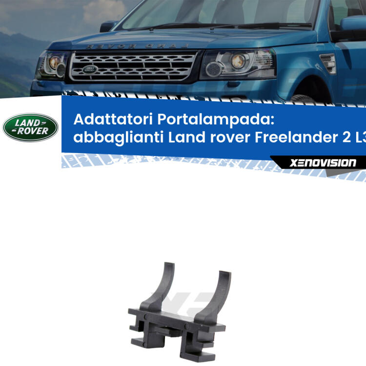 Coppia adattatori portalampada LED per Land rover Freelander 2