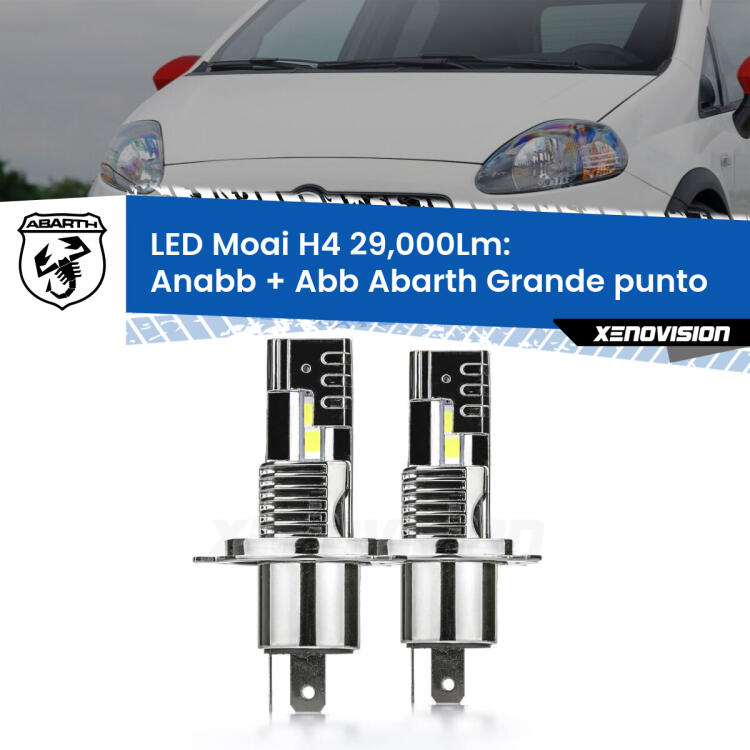 <strong>Kit Anabbaglianti LED per Abarth Grande punto</strong>  2007 - 2010</strong>: 29.000Lumen, canbus, fatti per durare. Qualità Massima Garantita.