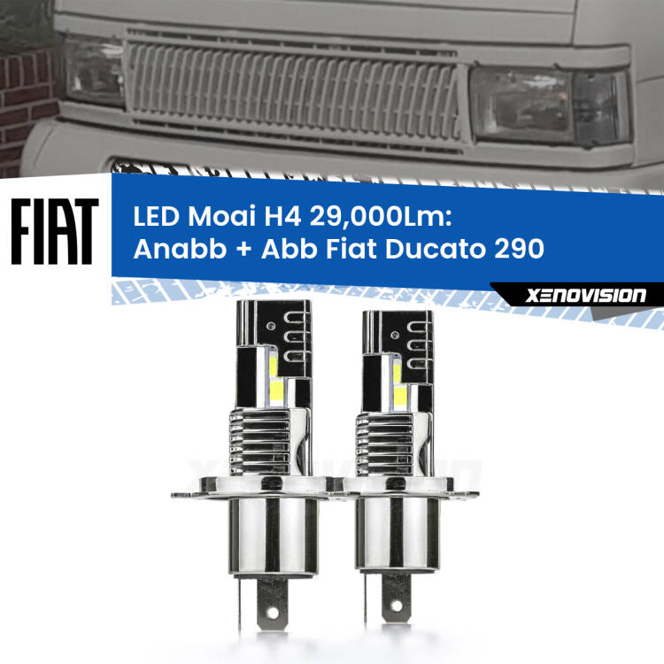 <strong>Kit Anabbaglianti LED per Fiat Ducato</strong> 290 1989 - 1994</strong>: 29.000Lumen, canbus, fatti per durare. Qualità Massima Garantita.