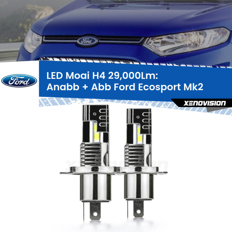 <strong>Kit Anabbaglianti LED per Ford Ecosport</strong> II 1ª serie</strong>: 29.000Lumen, canbus, fatti per durare. Qualità Massima Garantita.