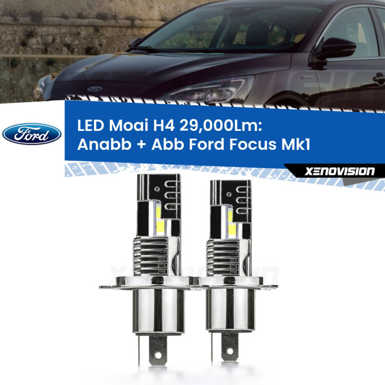 <strong>Kit Anabbaglianti LED per Ford Focus</strong>  a parabola singola</strong>: 29.000Lumen, canbus, fatti per durare. Qualità Massima Garantita.