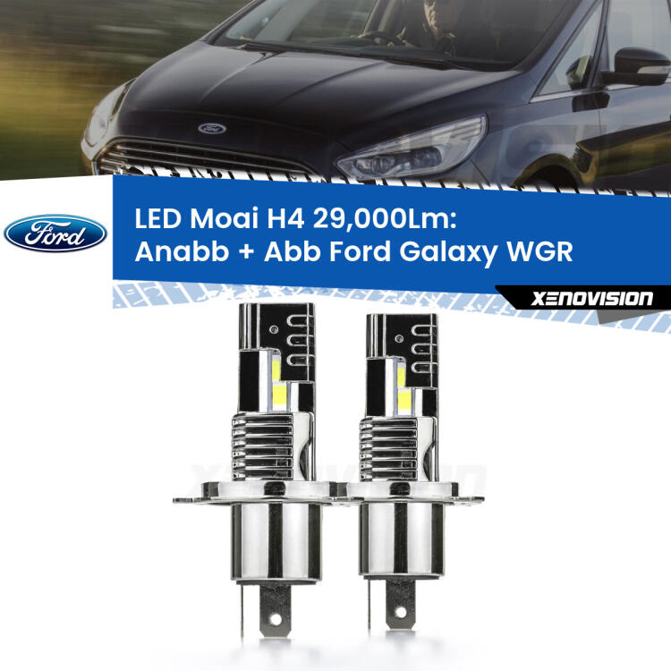 <strong>Kit Anabbaglianti LED per Ford Galaxy</strong> WGR 1995 - 2000</strong>: 29.000Lumen, canbus, fatti per durare. Qualità Massima Garantita.