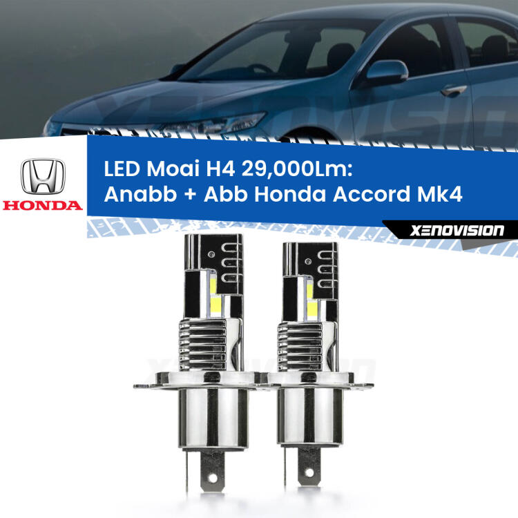 <strong>Kit Anabbaglianti LED per Honda Accord</strong> Mk4 1990 - 1993</strong>: 29.000Lumen, canbus, fatti per durare. Qualità Massima Garantita.
