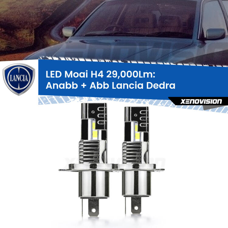 <strong>Kit Anabbaglianti LED per Lancia Dedra</strong>  1989 - 1999</strong>: 29.000Lumen, canbus, fatti per durare. Qualità Massima Garantita.