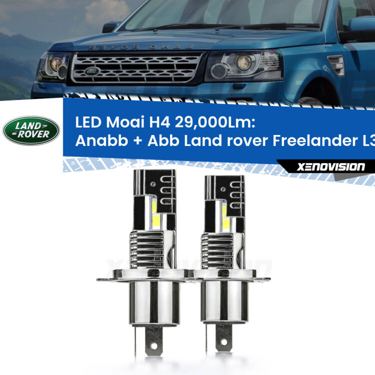 <strong>Kit Anabbaglianti LED per Land rover Freelander</strong> L314 a parabola singola</strong>: 29.000Lumen, canbus, fatti per durare. Qualità Massima Garantita.